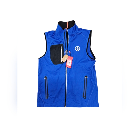 NWT Polo Sport Ralph Lauren Performance Soft Shell Running Vest $185 Zippered Po - Picture 1 of 6
